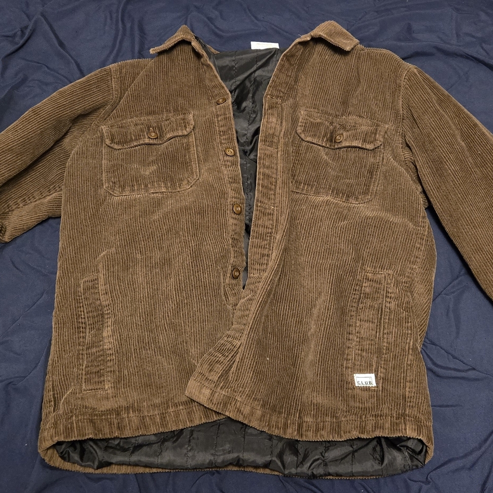 Men's Pro Club Brown Corduroy Jacket